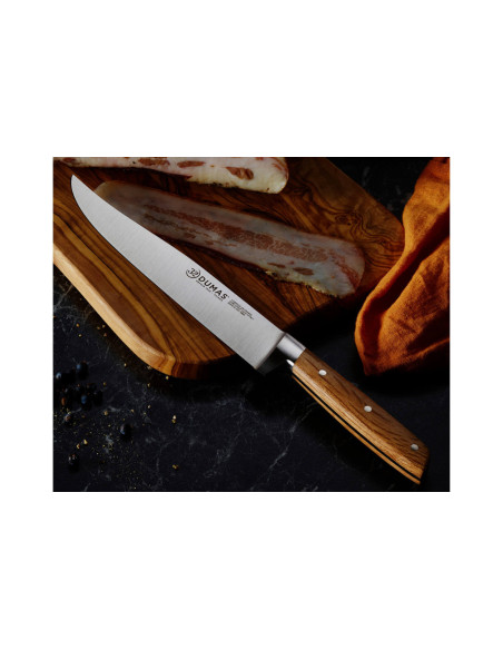 20cm 32 Dumas Signature vleesmes groen eiken handvat
