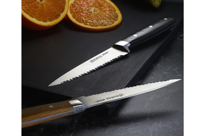 12 cm 32 Dumas Signature universalkniv i grøn eg