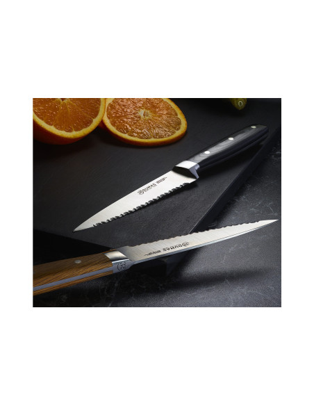 12 cm 32 Dumas Signature universalkniv i grøn eg