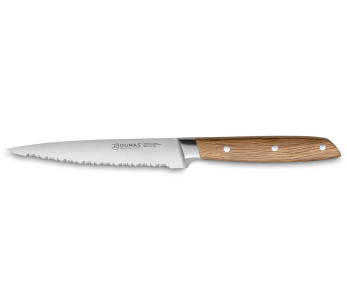 12cm 32 Dumas Signature yleiskäyttöinen veitsi vihreää tammea