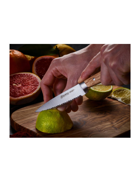 12 cm 32 Dumas Signature universalkniv i grøn eg