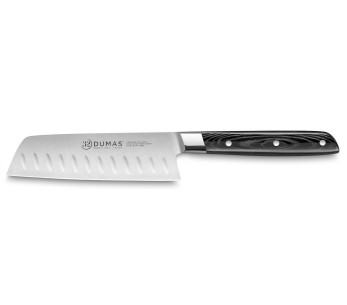 13cm 32 Dumas Signature santoku mes met micarta handvat
