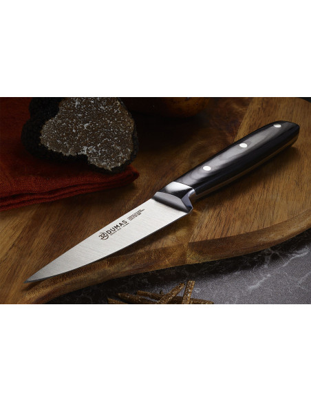 10cm 32 Dumas Signature schilmesje met micarta handvat