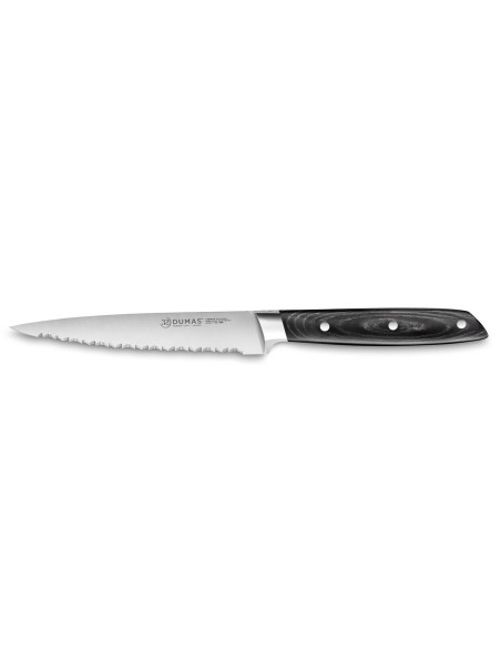 12cm 32 Dumas Signature yleiskäyttöinen veitsi, jossa on micarta kahva