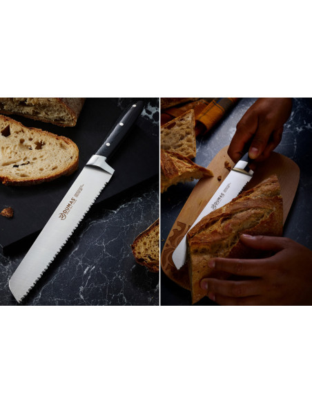 Cuchillo de pan 20cm 32 Dumas Signature mango de micarta