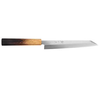 Nakamura Kaishin Saku WS2 ek yanagiba kiritsuke 21cm japansk handgjord kniv