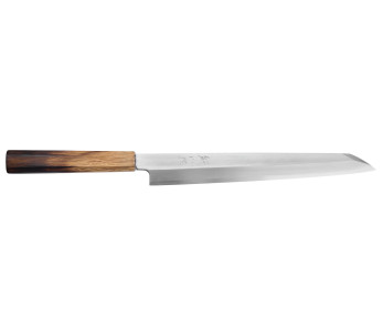 Nakamura Kaishin Saku WS2 roble 27cm cuchillo kiritsuke yanagiba, tradicional japonés