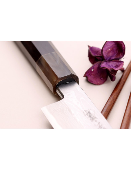 Nakamura Kaishin Suminagashi WS1 coltello giapponese yanagiba da 30 cm fatto a mano