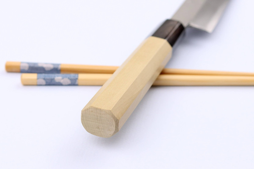Nakamura Kaishin Ginsan Mirror Faca yanagiba japonesa de 24 cm feita à mão
