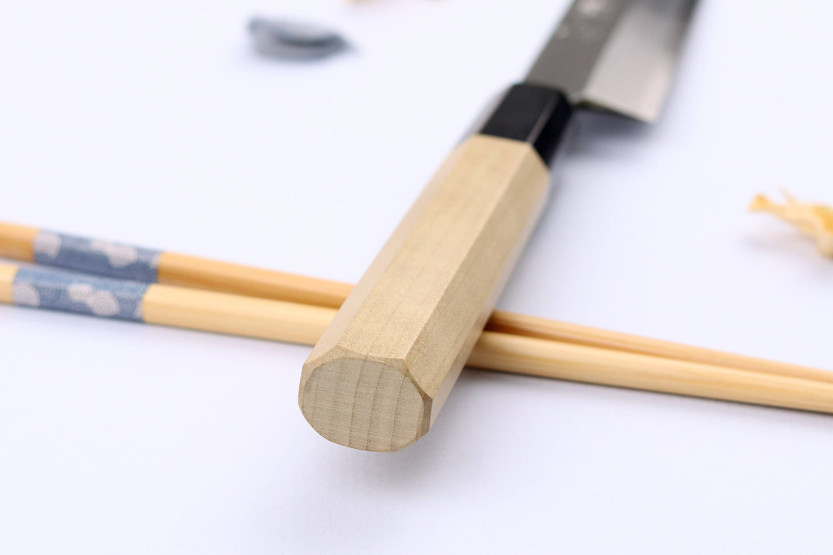 Nakamura Kaishin Ginsan Spiegel 21cm handgemaakt Japans yanagiba kiritsuke mes