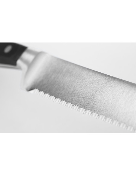 Wüsthof Classic Brotmesser mit geschmiedeter Mikrozahnklinge 23cm