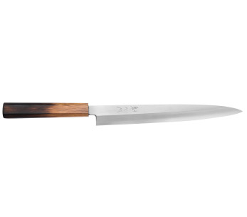 Nakamura Kaishin Saku WS2 27cm japansk handgjord yanagibakniv i ek