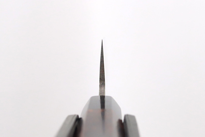 Nakamura Kaishin Ginsan Damaskus 21cm handgjord japansk kockkniv