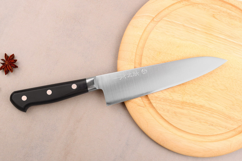 18 cm Takamura VG10 poleret japansk håndlavet kokkekniv
