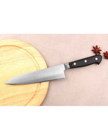 18 cm Takamura VG10 poleret japansk håndlavet kokkekniv