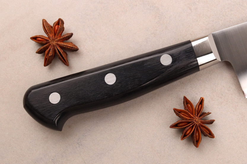 Coltello da chef giapponese da 18 cm Takamura VG10 lucidato a mano