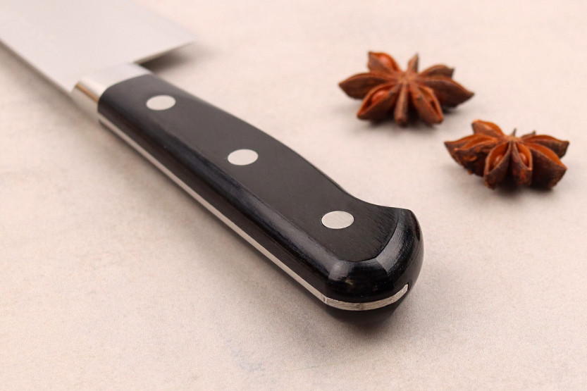Coltello da chef giapponese da 18 cm Takamura VG10 lucidato a mano