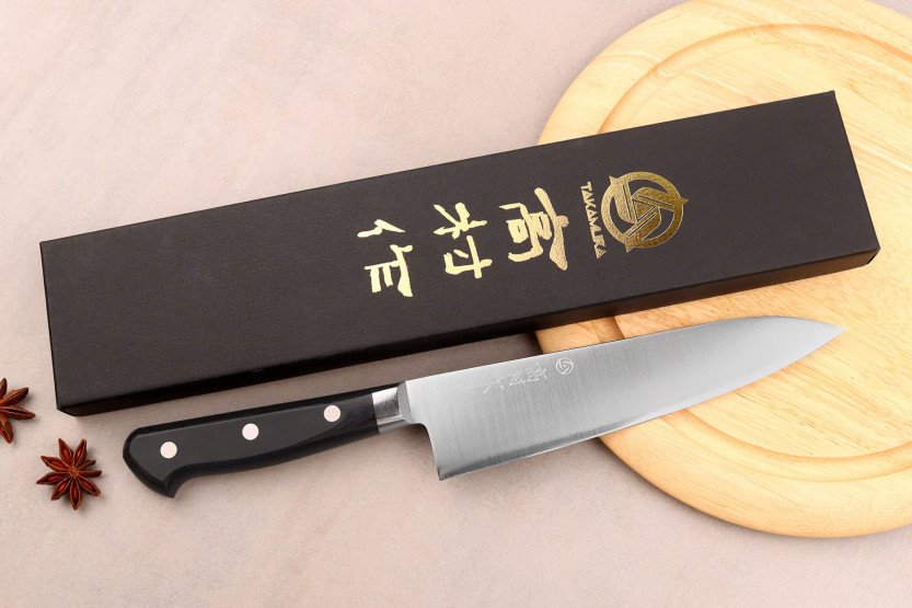 18 cm Takamura VG10 poleret japansk håndlavet kokkekniv