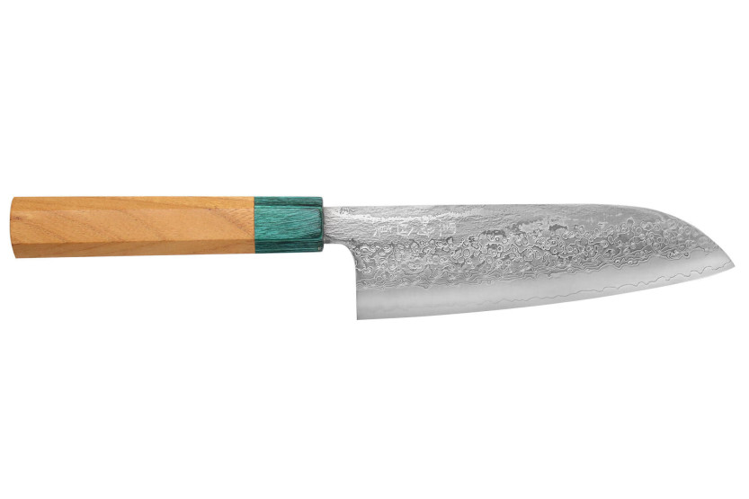 VG10 Makoto Kurosaki Kodama 16,5 cm japansk håndlaget santoku-kniv