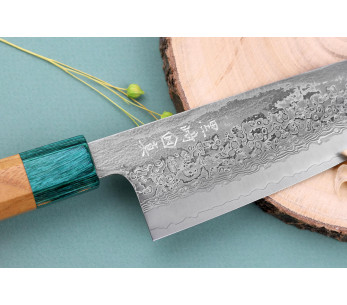 VG10 Makoto Kurosaki Kodama 16,5cm Faca santoku japonesa feita à mão 2