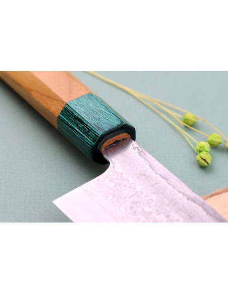 VG10 Makoto Kurosaki Kodama 16,5 cm japansk håndlaget santoku-kniv