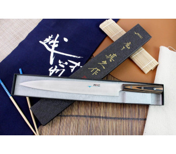 Faca japonesa MAC yanagiba de 30 cm com cabo pakka 2