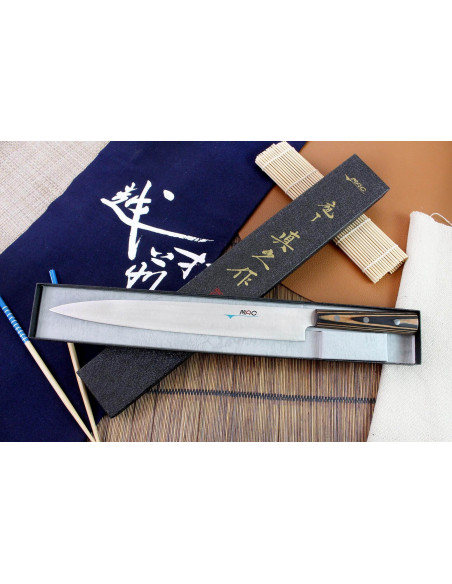 MAC Japans 30cm yanagiba mes met pakka handvat