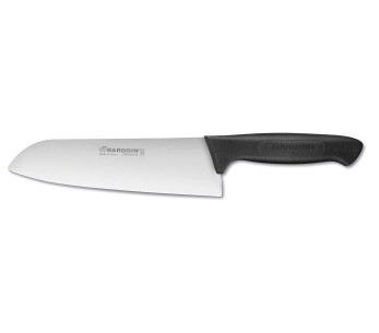 Cuchillo santoku Bargoin Creative Chef 18cm con mango sobremoldeado negro