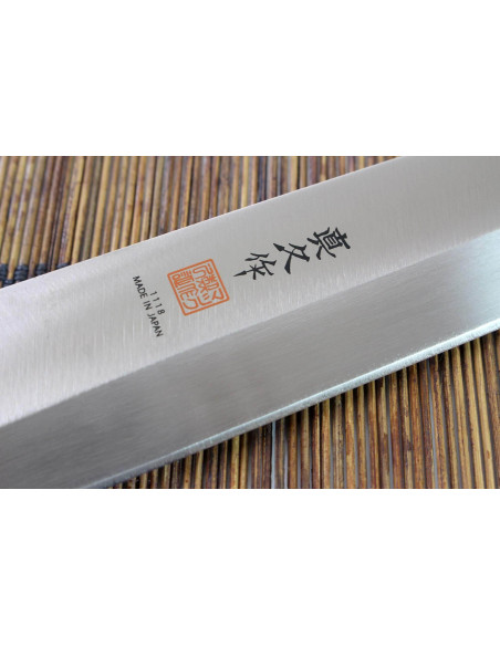 Faca japonesa MAC yanagiba de 30 cm com cabo pakka
