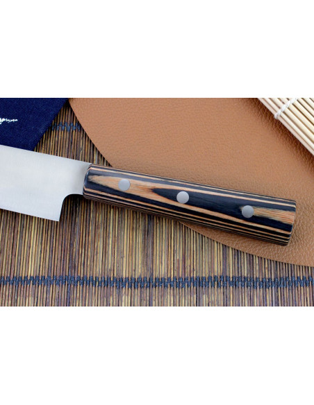 Faca japonesa MAC yanagiba de 27 cm com cabo pakka