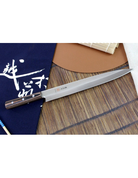 MAC Japanilainen 27cm yanagiba veitsi pakka kahvalla