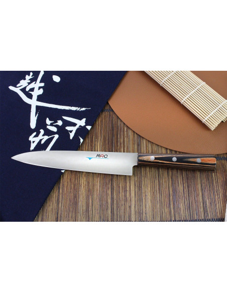 Coltello da sashimi MAC con manico in legno