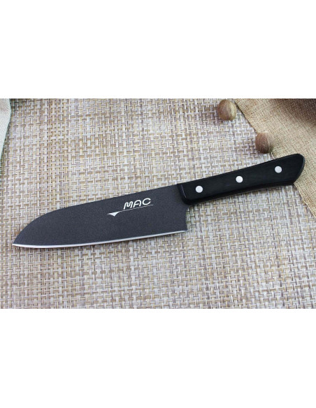 MAC Black 17 cm japansk santoku-kniv
