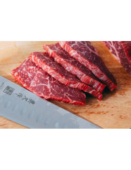 MAC Coltello da cuoco giapponese professionale, a nido d'ape, 20 cm