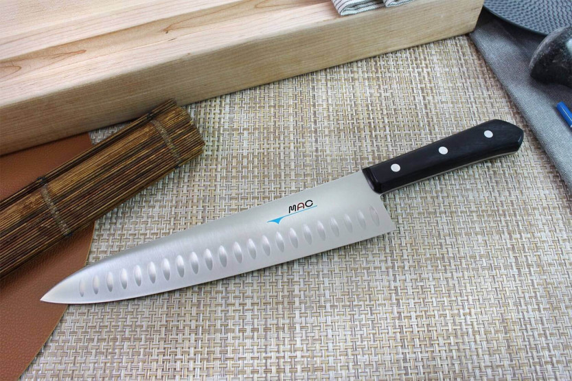 MAC Chef coltello da cuoco giapponese 25,5 cm lama a nido d'ape