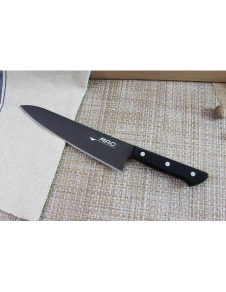 MAC Cuchillo de cocinero japonés negro 21,5 cm