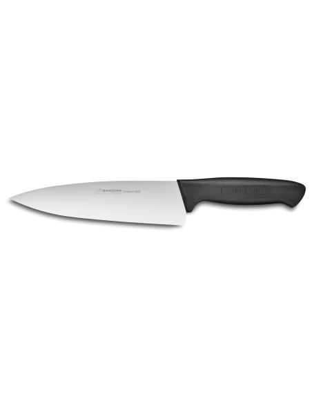 Bargoin Creative Chef kockkniv 20cm brett blad svart övergjutet handtag