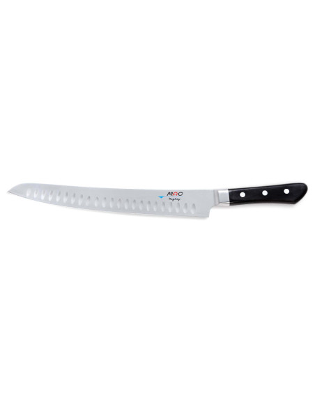 MAC Professional 27cm Japanese slicing knife with honeycomb design