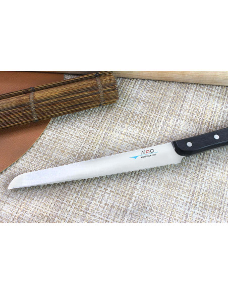 MAC Chef coltello da pane giapponese con lama seghettata da 22 cm
