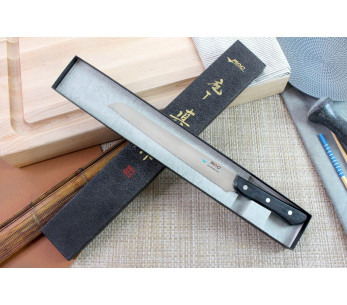 MAC Chef japanilainen leipäveitsi 22cm sahalaitainen terä 2