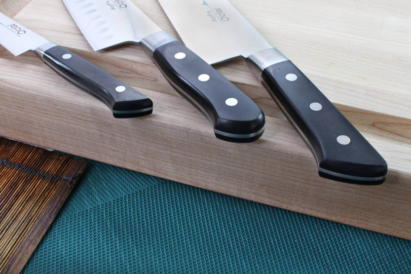 Set van 3 MAC professionele Japanse kantoormessen + Chef 20cm + Chef 24cm