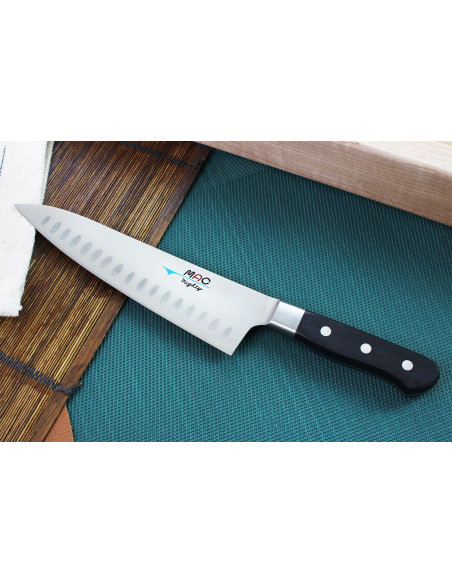 Conjunto de 2 facas japonesas MAC Professional chef , favo de mel + universal