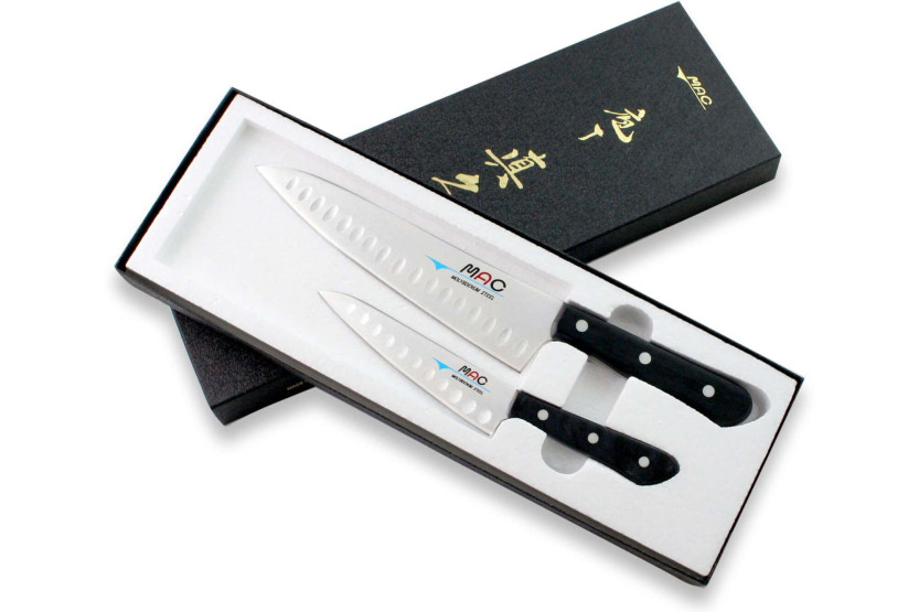 Boxed set 2 MAC Chef japanse messen: Universal 13cm + Chef 20cm