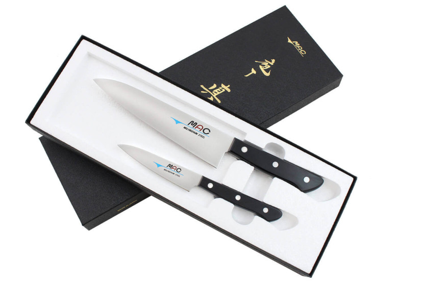 Sett med 2 japanske MAC Chef-kniver: Office + Chef