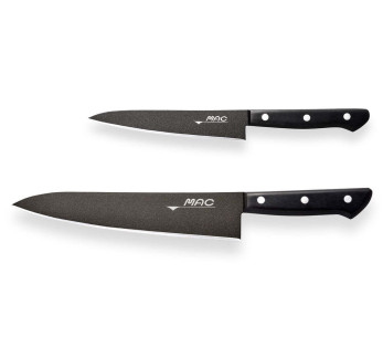 Set om 2 MAC Black Universal + Chef japanska knivar 21,5 cm 2