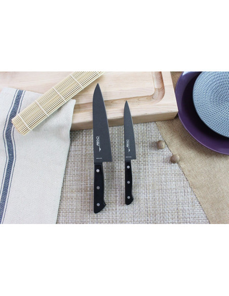 Set mit 2 japanischen Messern MAC Black Universal + Chef 18cm