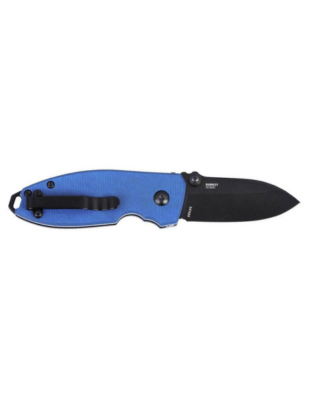 CRKT SQUID 2474BD vouwmes 8.8cm blauw micarta handvat