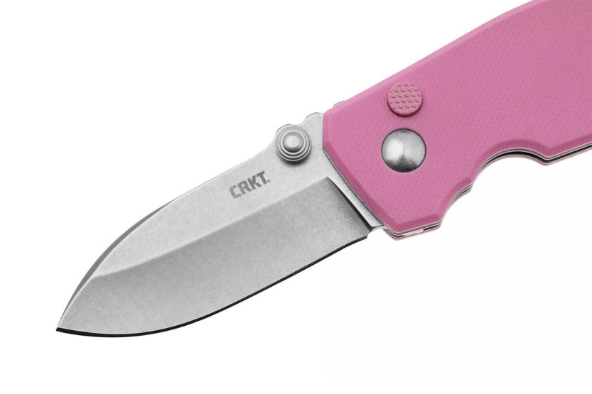 CRKT SQUID 2474P.CR fällkniv 8,8cm rosa G10-handtag