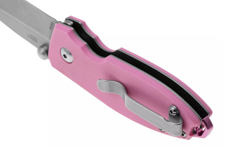CRKT SQUID 2474P.CR folding knife 8.8cm pink G10 handle