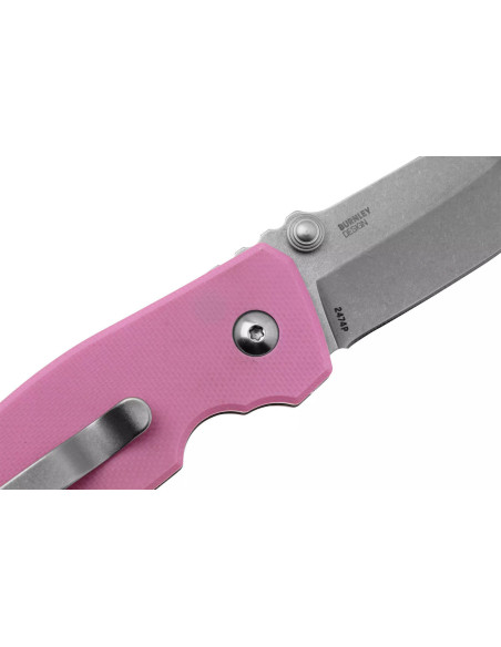 CRKT SQUID 2474P.CR folding knife 8.8cm pink G10 handle